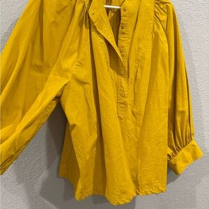 Banana Republic Mustard Blouse